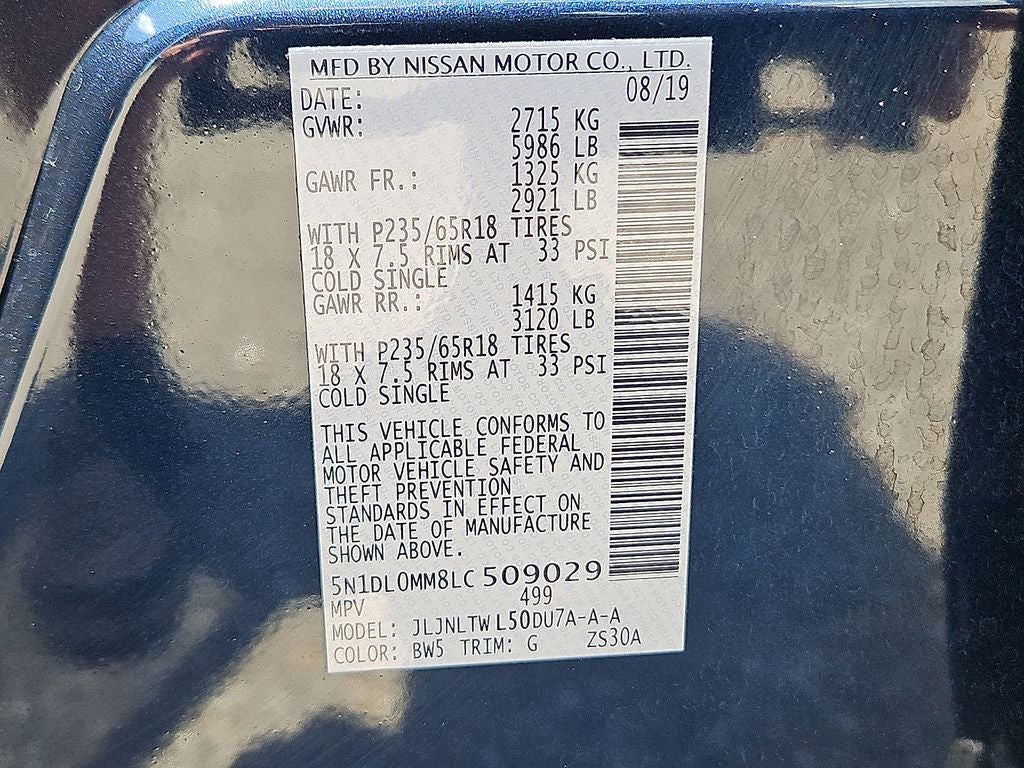 2020 INFINITI QX60 LUXE