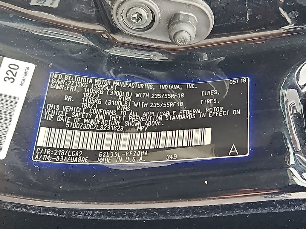 2020 Toyota Sienna XLE