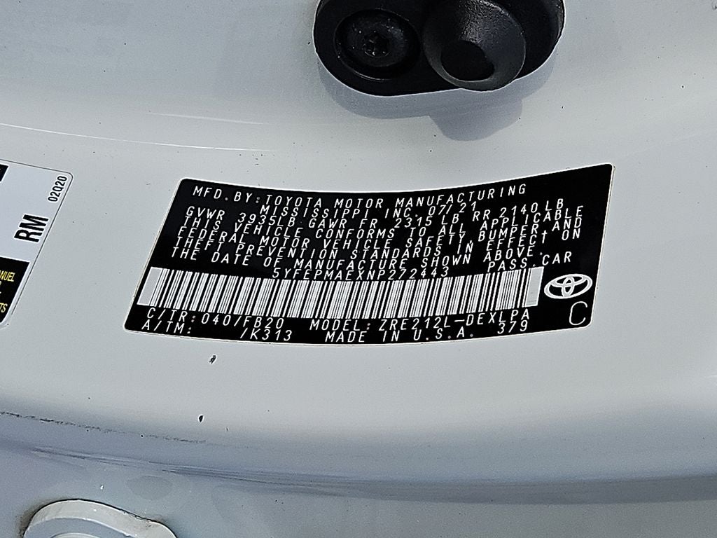 2022 Toyota Corolla LE