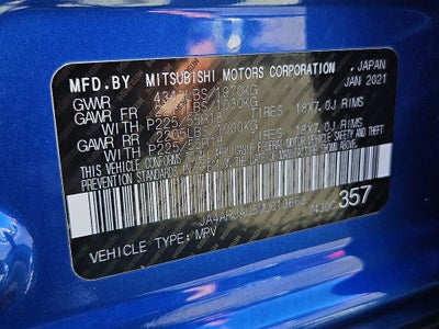 2021 Mitsubishi Outlander Sport SE