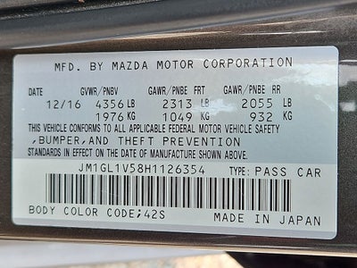 2017 Mazda Mazda6 Touring