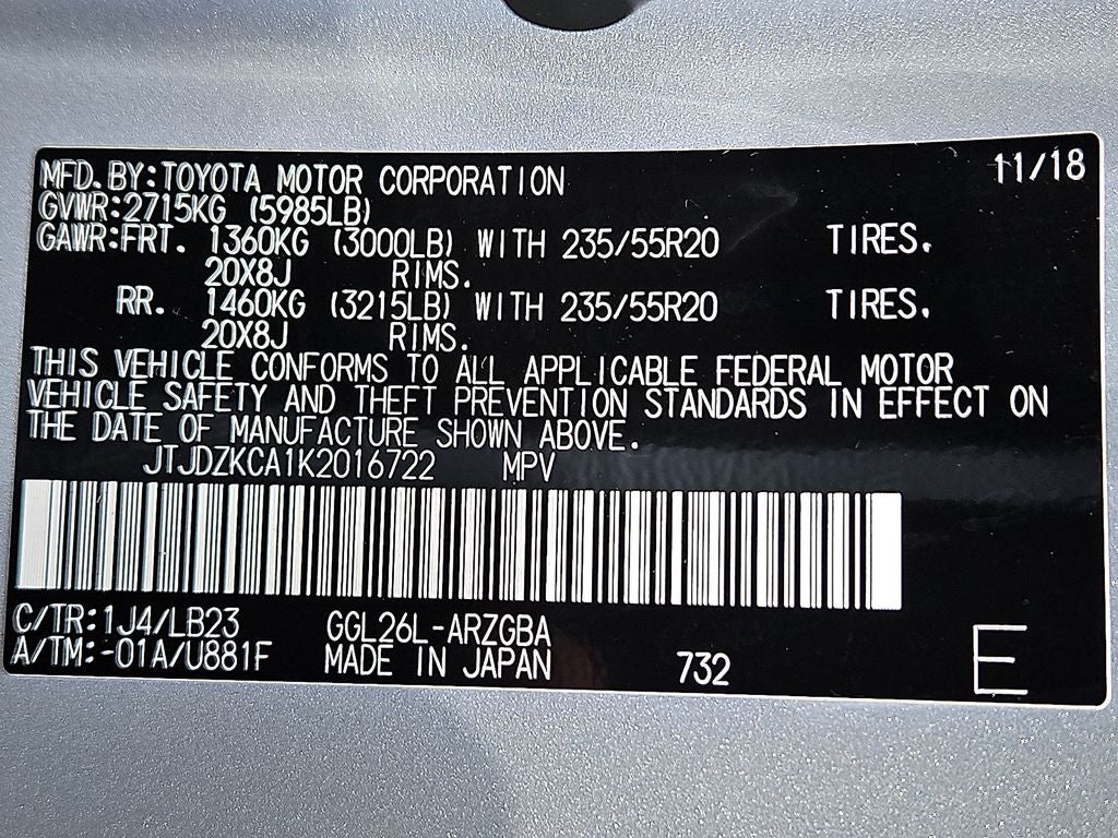 2019 Lexus RX 350L Premium