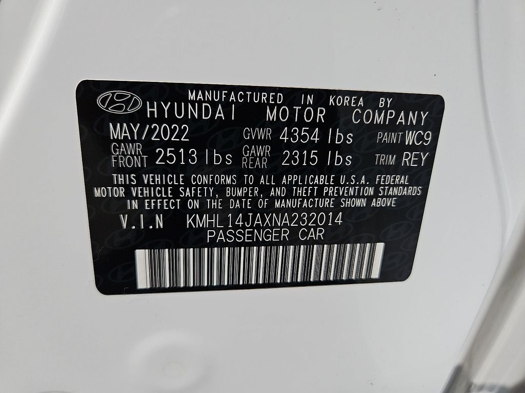 2022 Hyundai Sonata SEL