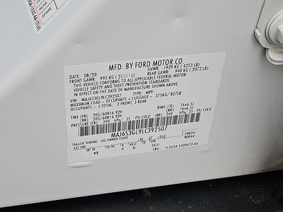 2020 Ford Ecosport SE