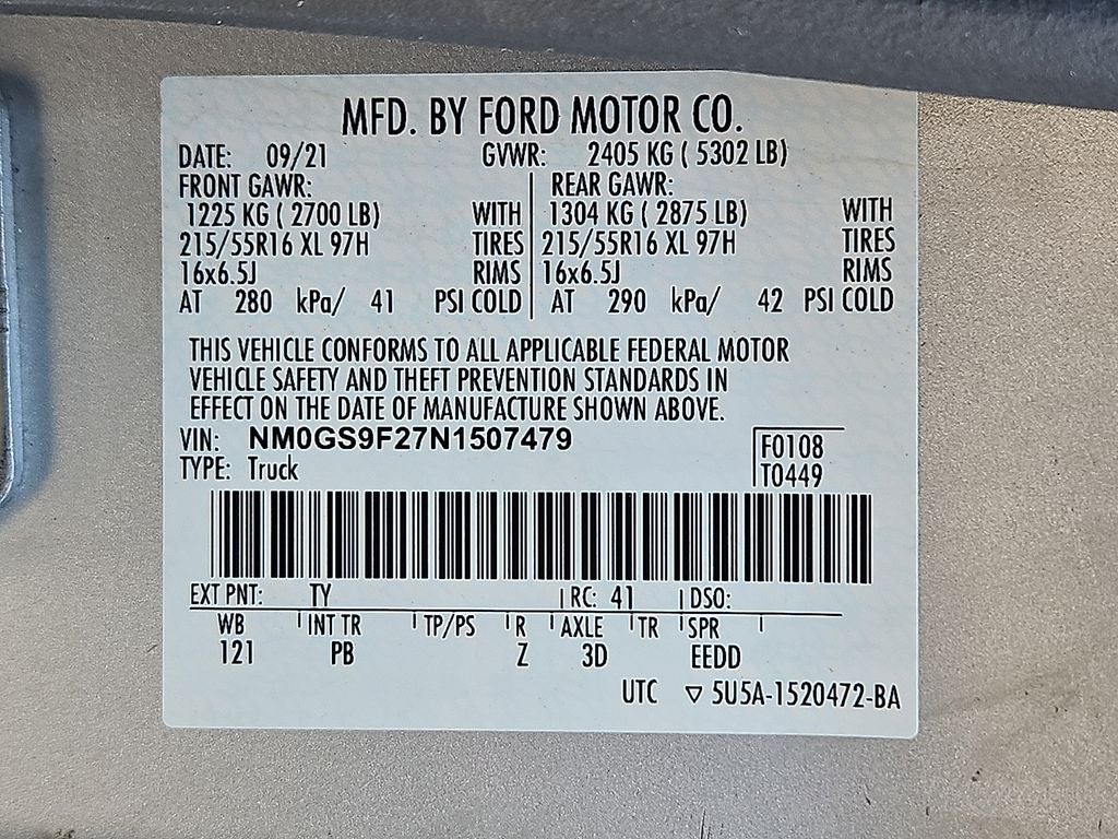 2022 Ford Transit Connect XLT