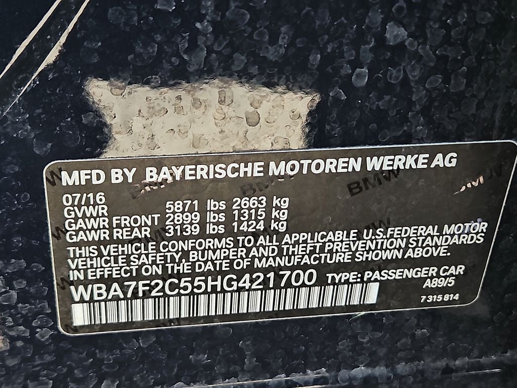 2017 BMW 7 series 750i xDrive