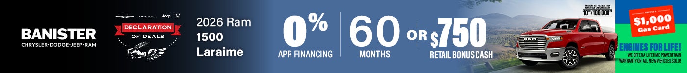 2026 RAM 1500 LARAIME